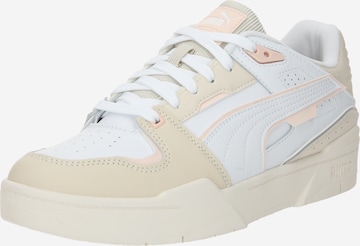 PUMA - Sapatilhas baixas 'Slipstream Bball' em branco: frente