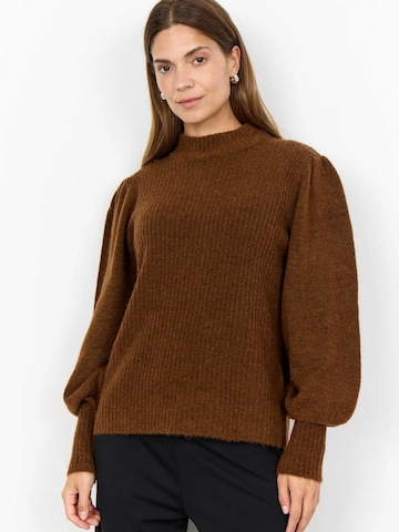 Soyaconcept - Pullover 'Nessie 60' em castanho: frente