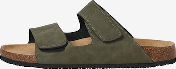 JACK & JONES - Zapatos abiertos 'JFWCentral' en verde: frente