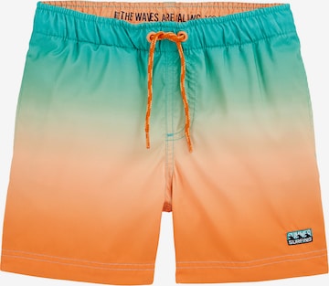 WE Fashion Swimming shorts in Orange: front
