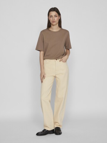 VILA Loosefit Jeans 'VIKelly' in Grijs