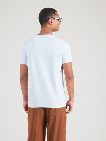 Tricou de la Karl Lagerfeld pe albastru: spate