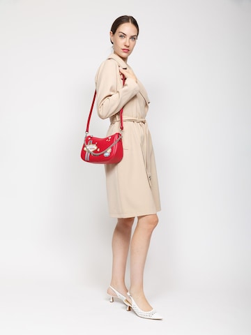 Michael Kors Umhängetasche 'Carmela Medium Pouchette Crossbody Bag'‌‌ in Rot