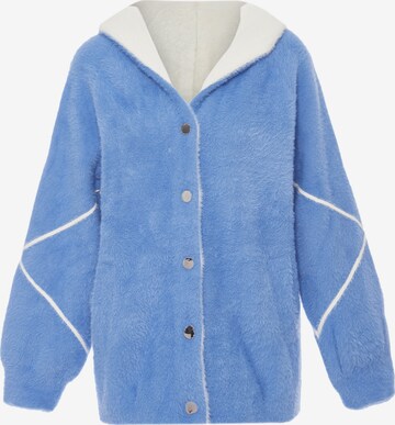 Cardigan Poomi en bleu : devant