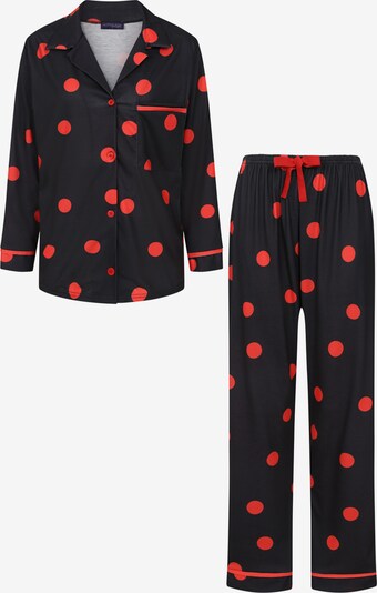 HotSquash Pyjamas i rød / sort, Produktvisning