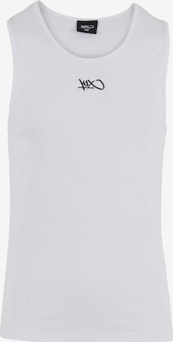 balts K1X T-Krekls: no priekšpuses