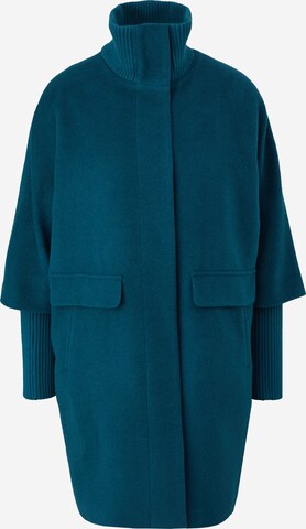 COMMA Between-Seasons Coat in Green: front