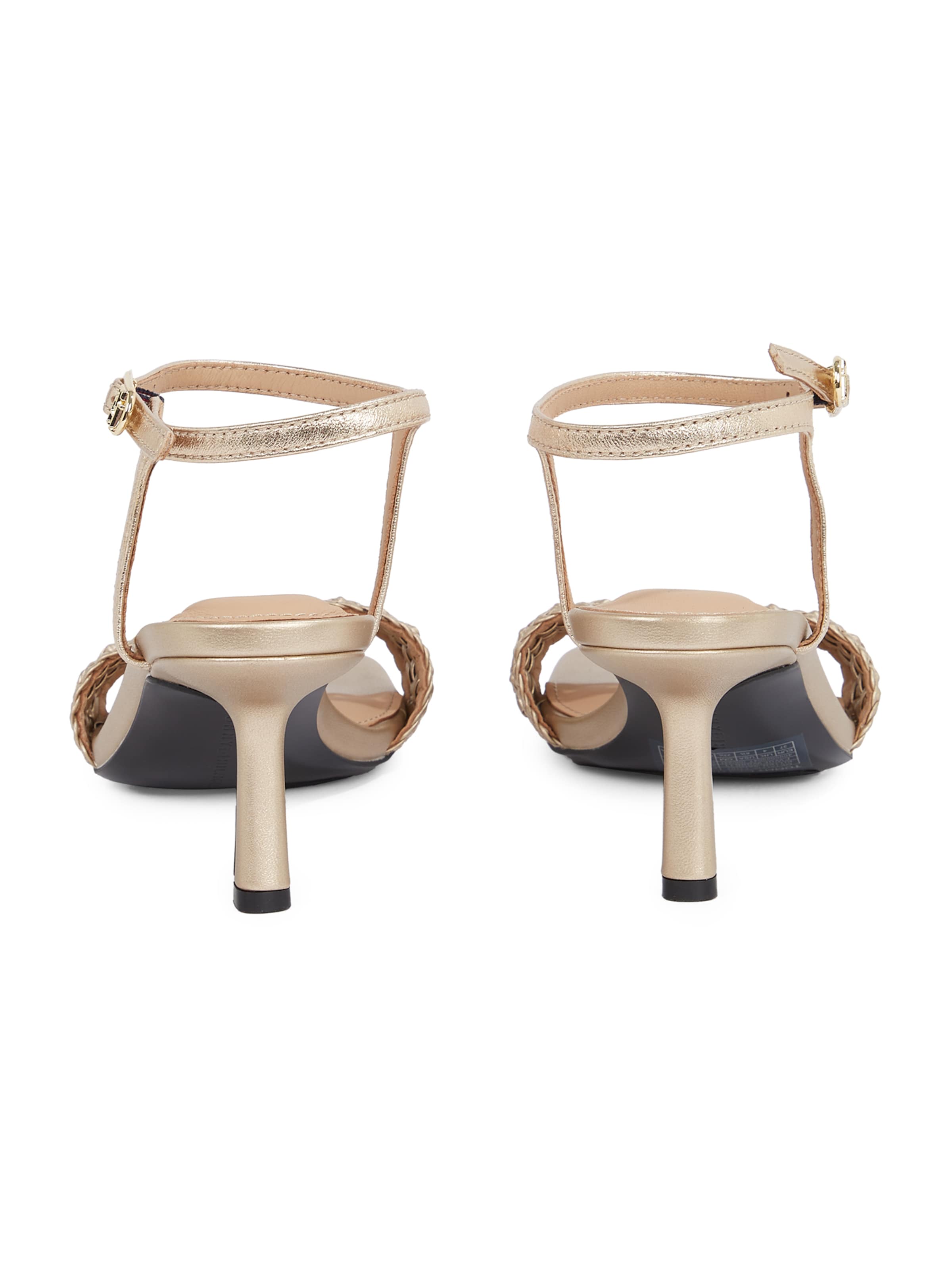 TOMMY HILFIGER Sandały z rzemykami w kolorze złoty