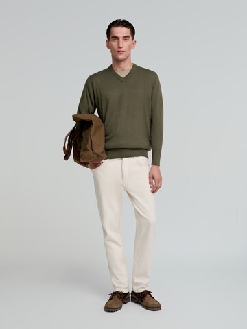 Scalpers Sweater in Green: front