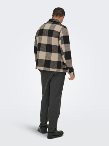 Veste mi-saison 'ONSCONNOR' Only & Sons en noir