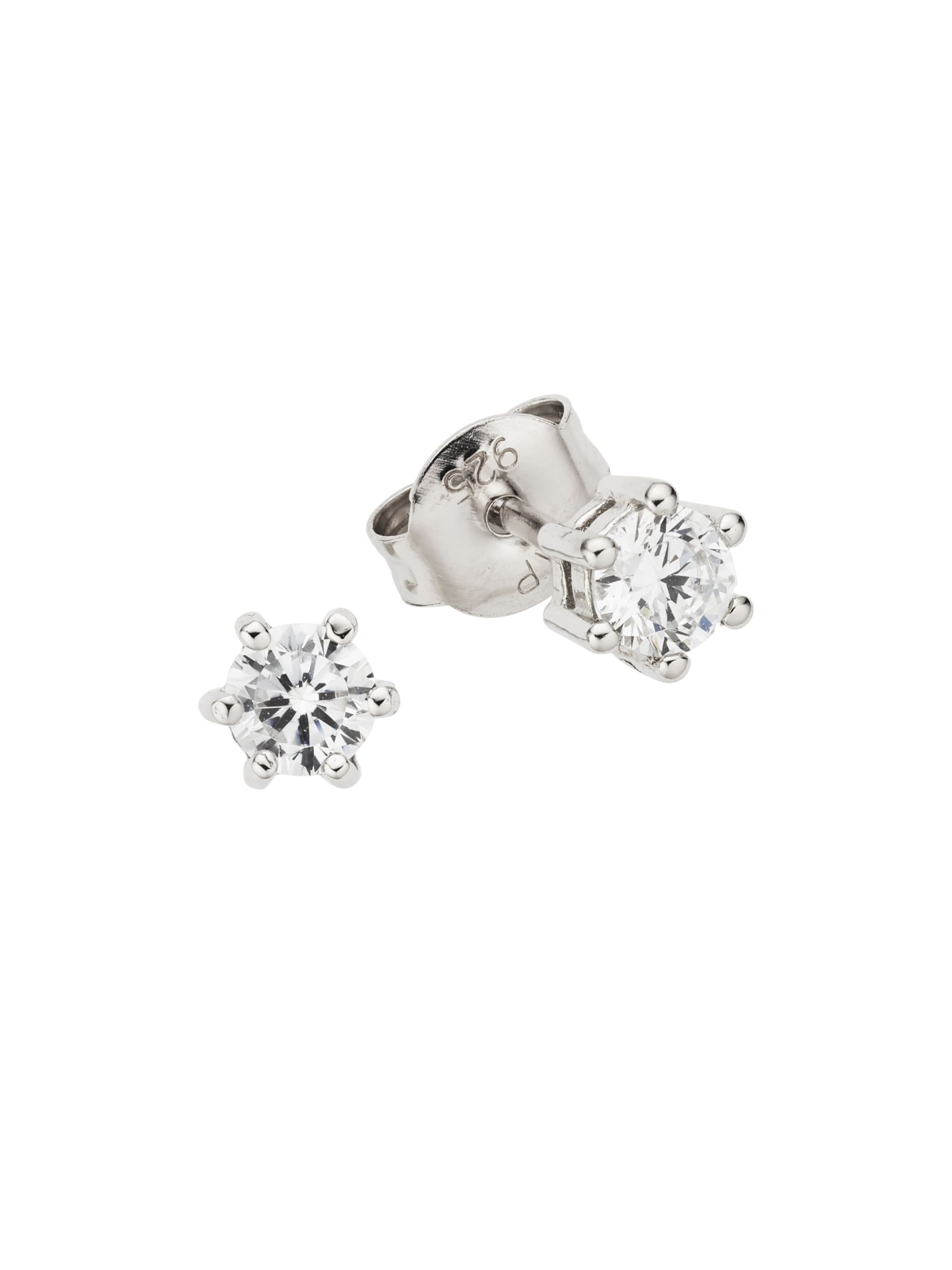 Zeeme Boucles d'oreilles en argent, Vue avec produit