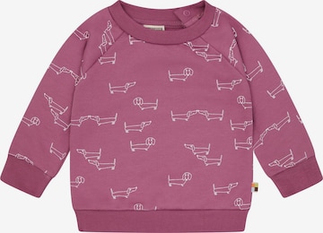loud + proud Pullover 'Dackel' in Lila: Vorderseite