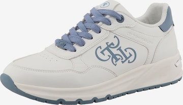 TOM TAILOR - Zapatillas deportivas bajas en blanco: frente