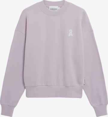 Sweat-shirt 'ALIZAA' ARMEDANGELS en violet : devant