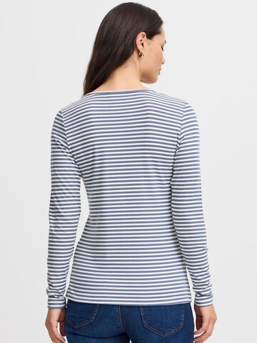 Fransa Top in Blau
