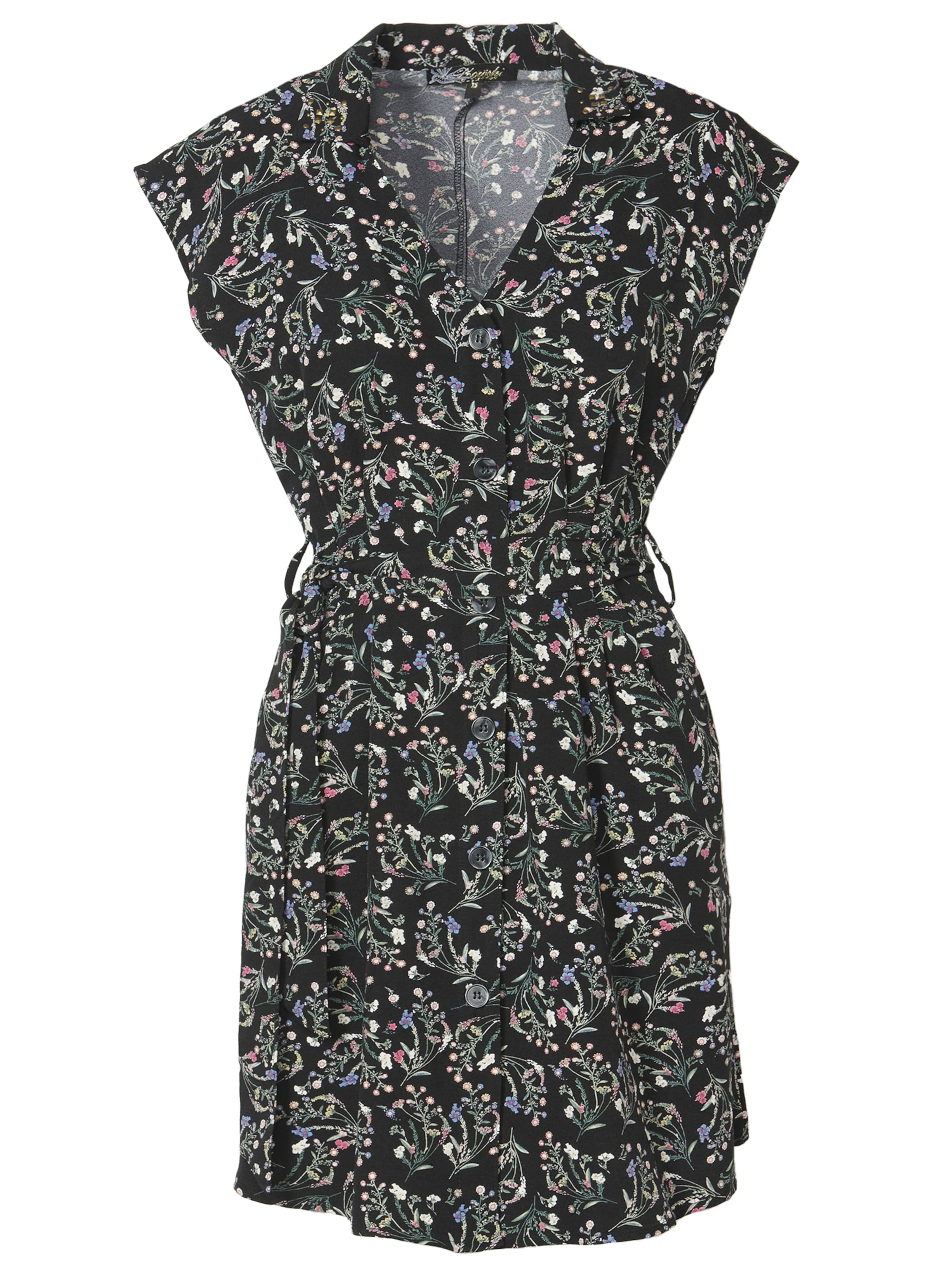 KOROSHI Skjortklänning i svart: framsida