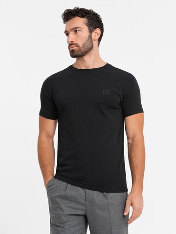 T-Shirt Ombre en noir