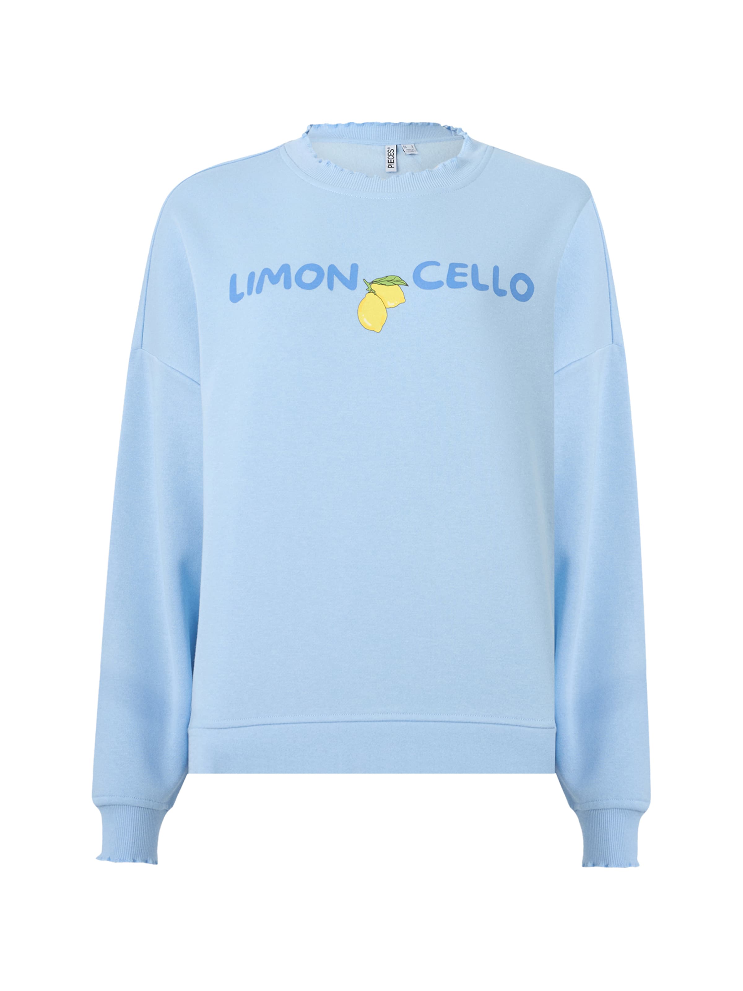 PIECES Sweatshirt 'PCMALIAH' in Blau: Vorderseite