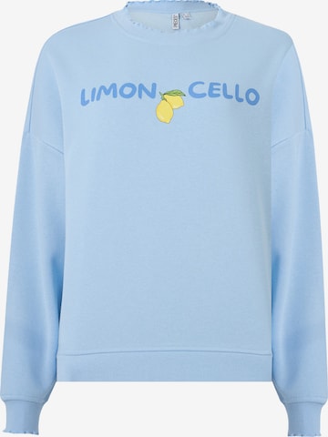 mėlyna PIECES Megztinis be užsegimo 'PCMALIAH': priekis