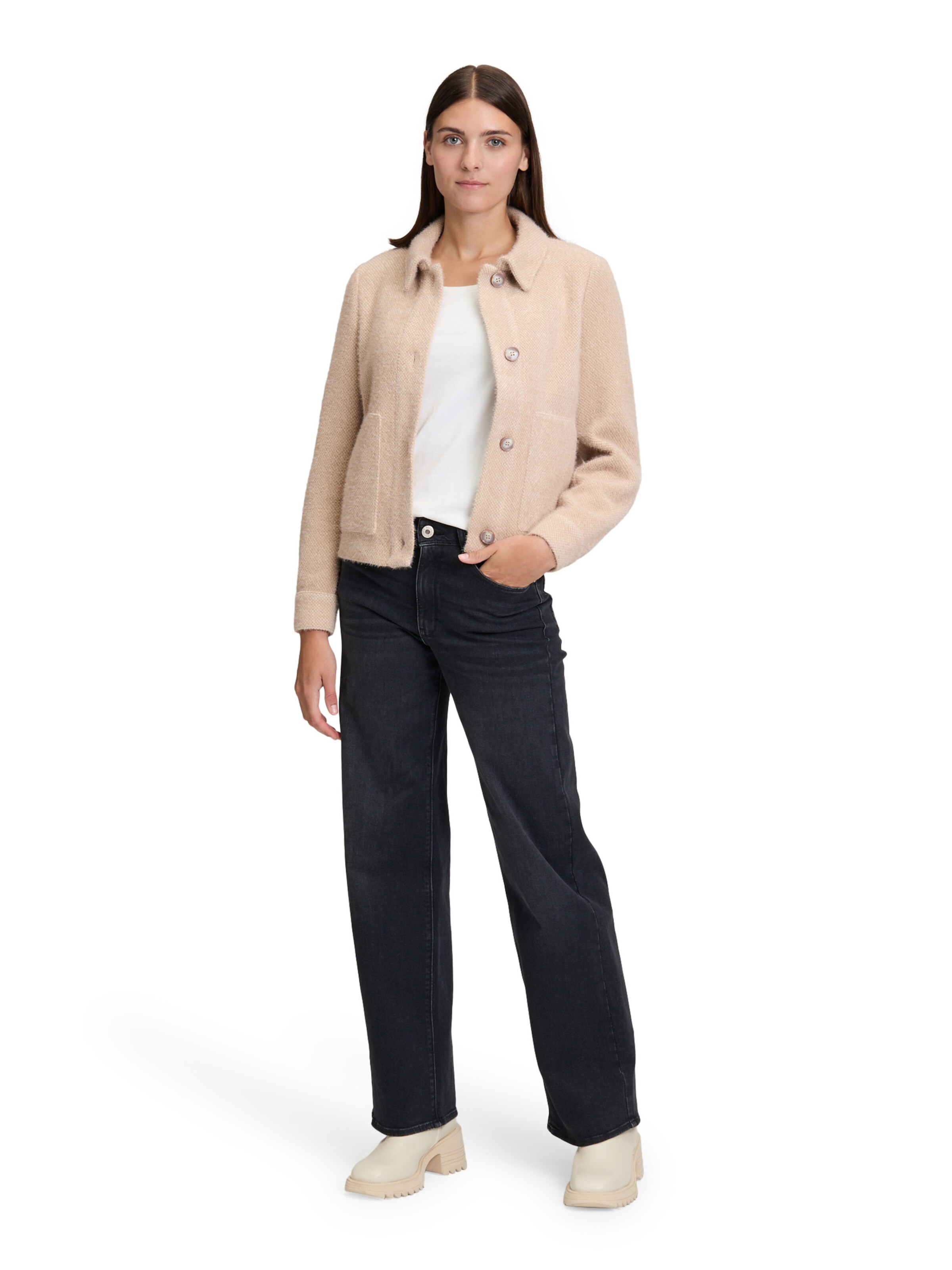 Cartoon Jacke in Beige