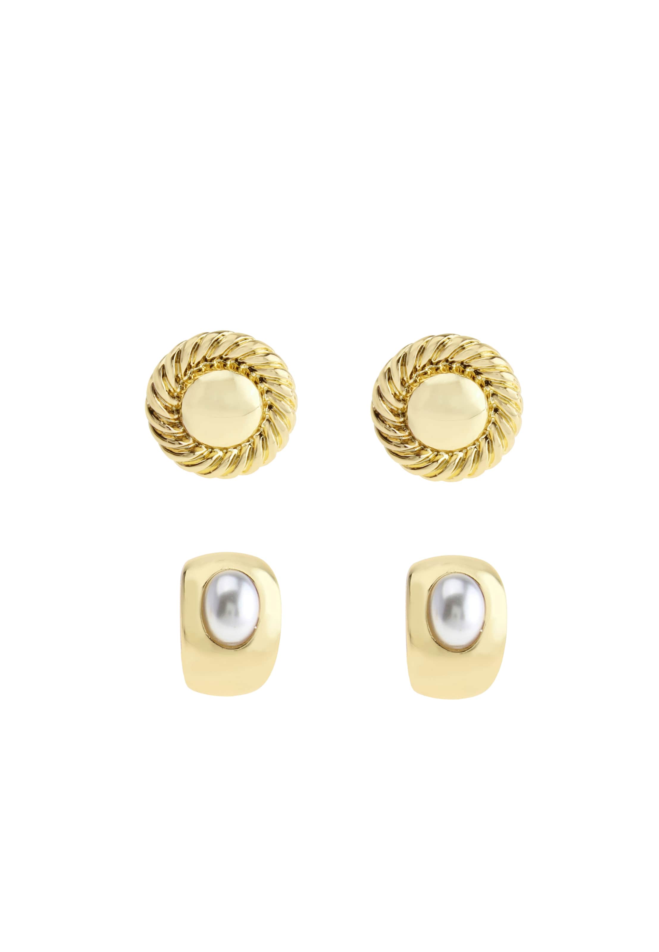 STEVE MADDEN - Brincos em ouro: frente