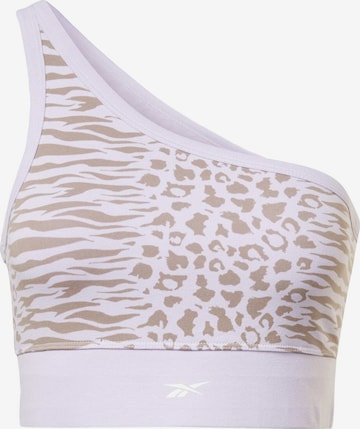 Reebok Bustier Sports-BH i lilla: forside