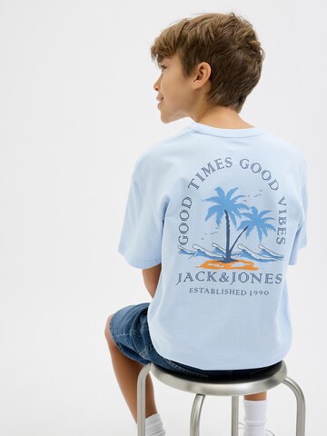 Maglietta 'JJSUMMER VIBES' di Jack & Jones Junior in blu: frontale