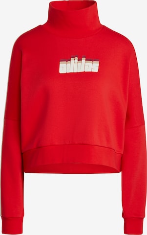 Sweat-shirt 'Ski Chic' ADIDAS ORIGINALS en rouge : devant