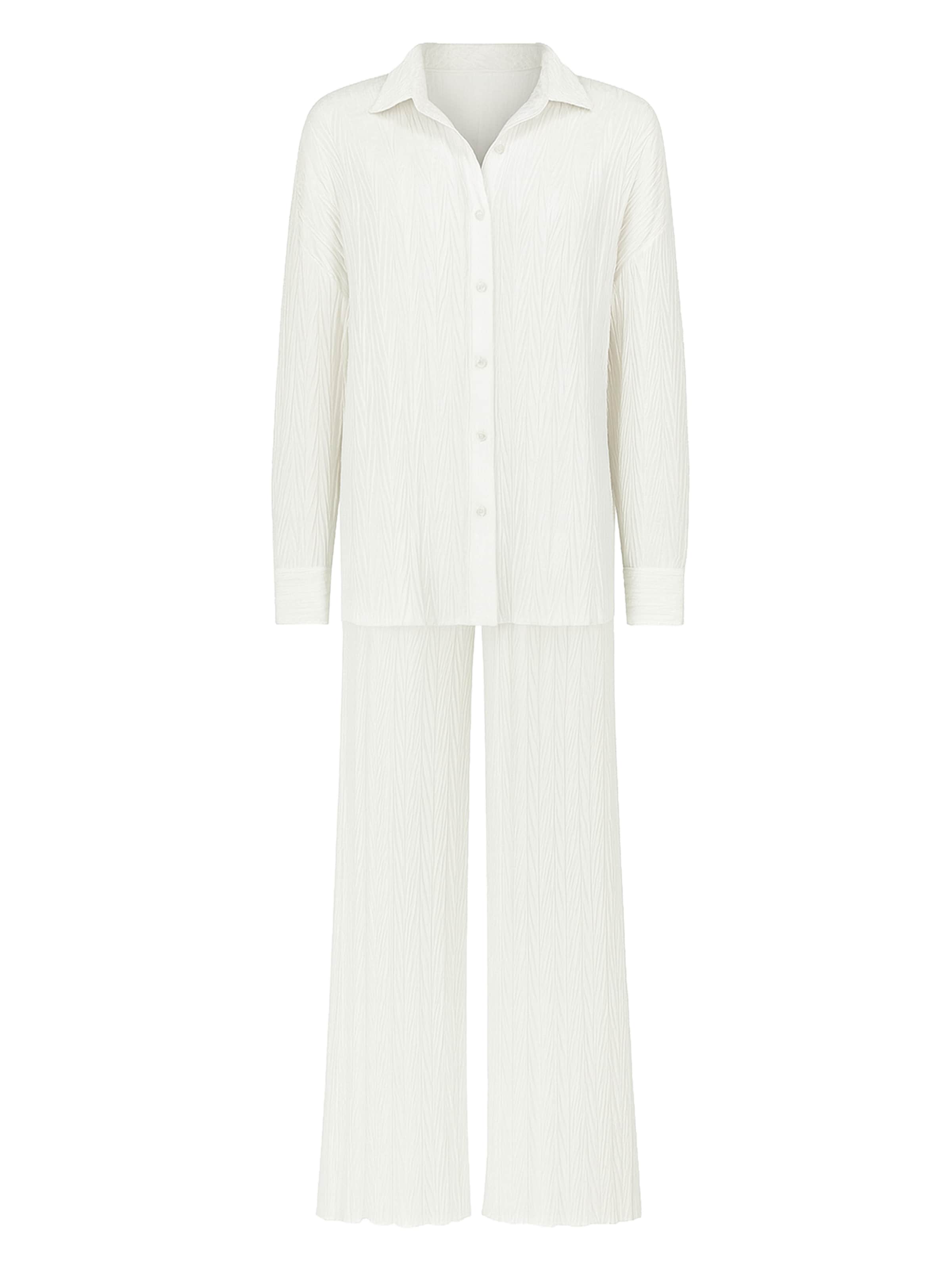 Elara Buksedragt i hvid: forside