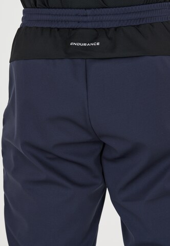 ENDURANCE Regular Outdoor Pants 'Lincoln' in Blue
