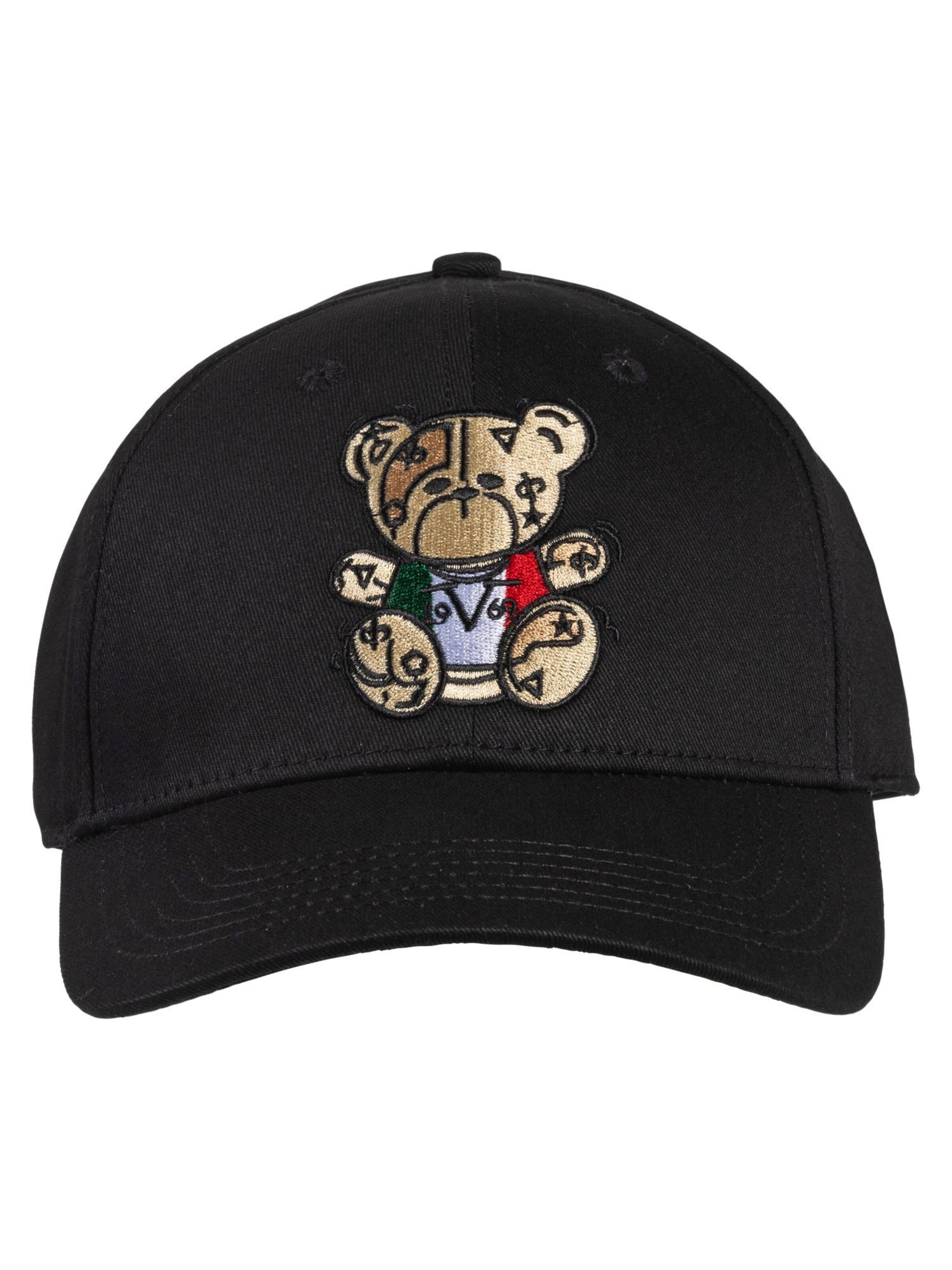 19V69 ITALIA Cap 'Ulli' in Black: front