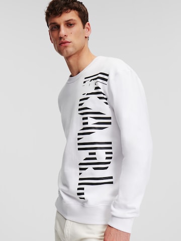 balts Karl Lagerfeld Sportisks džemperis