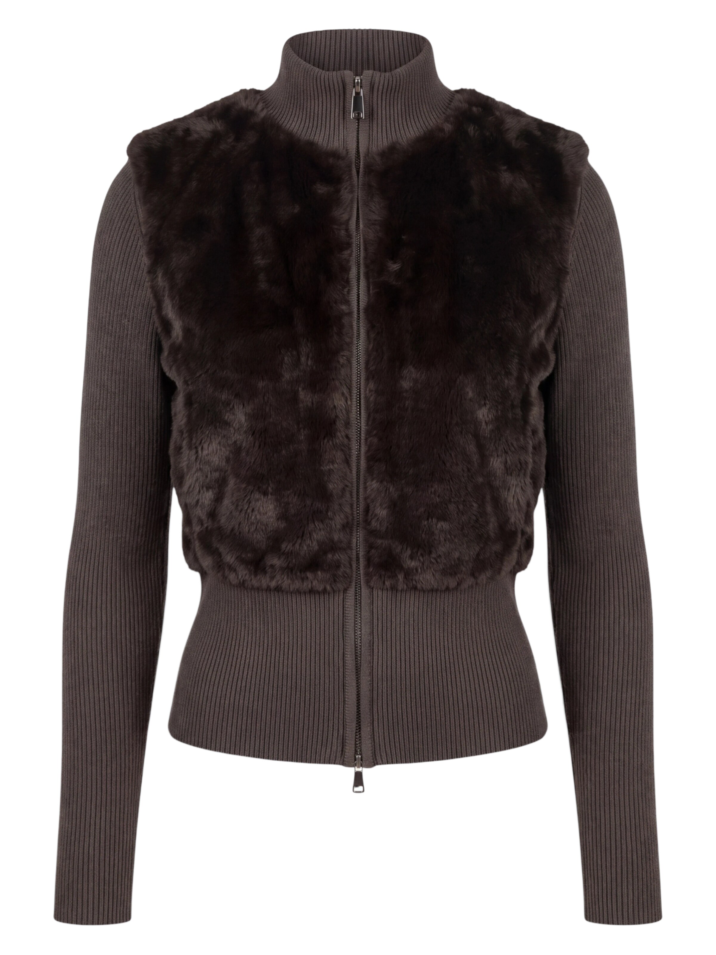 studioselect Strickjacke 'Maira' in S in schoko, Produktansicht