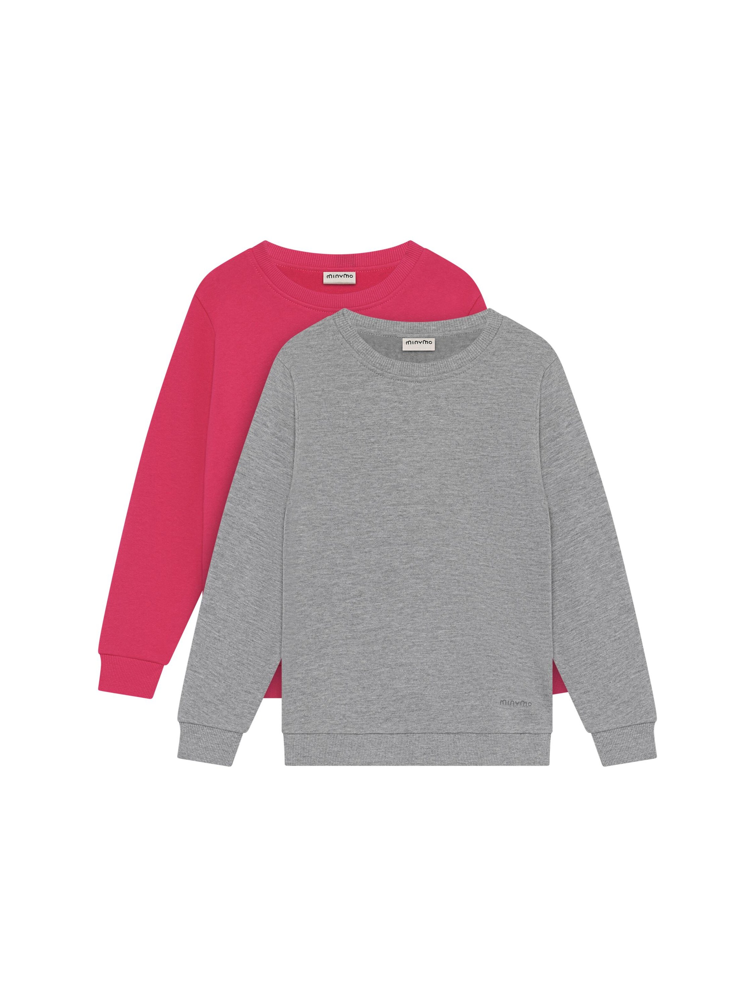 MINYMO Sweater &#x27; MISweatshirt &#x27; in Grey: front