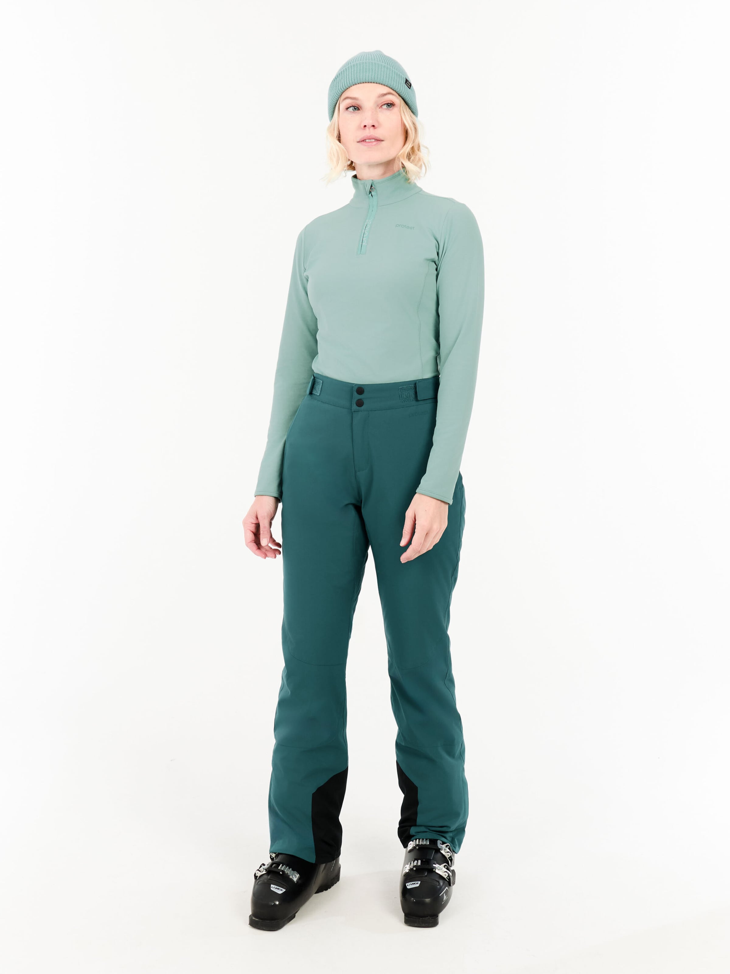 PROTEST Slim fit Workout Pants 'PRTVoleta' in Blue: front