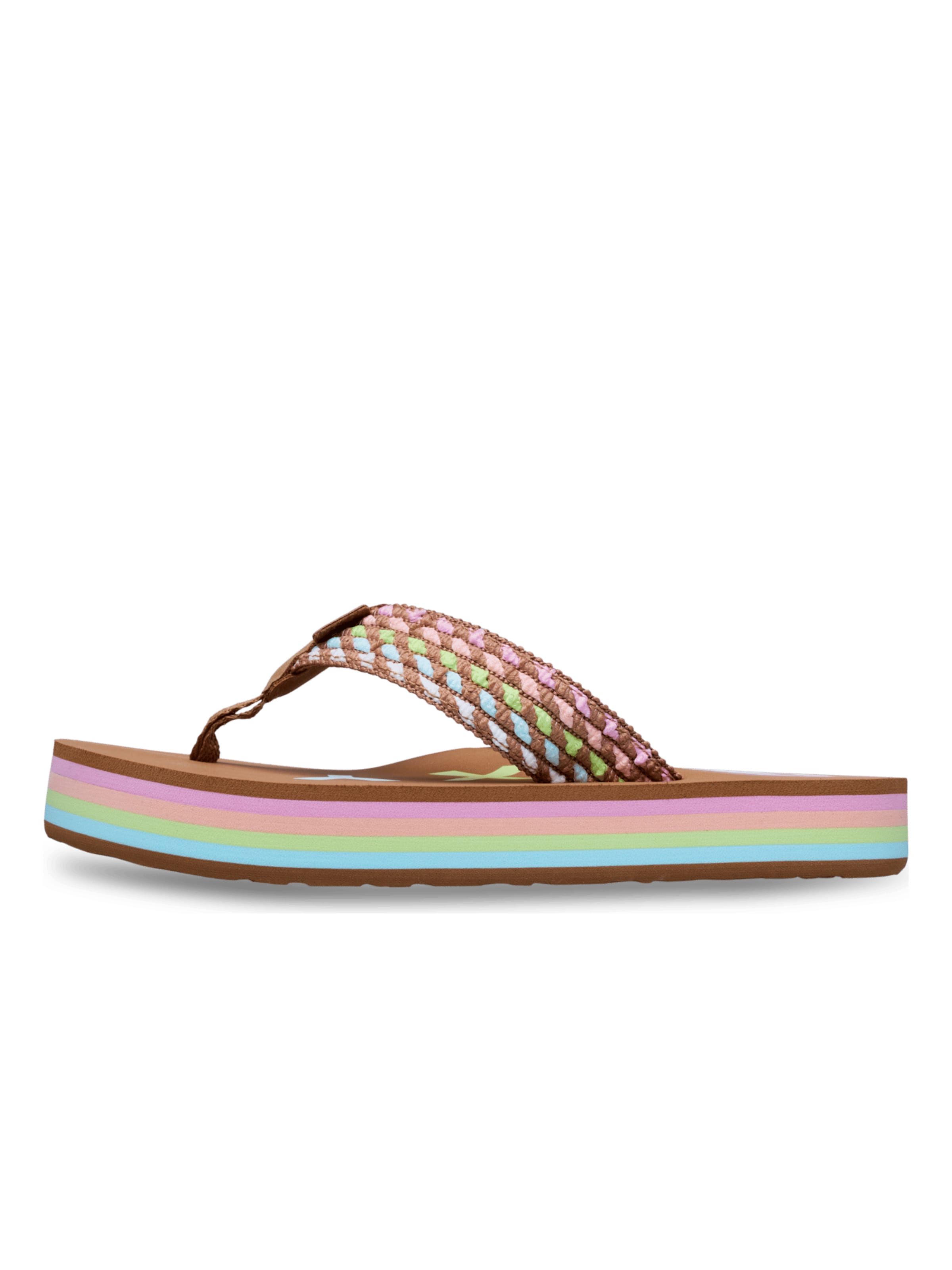 ROXY Sandals 'Chika Hi' in Brown: front