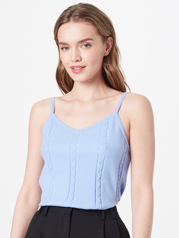 LMTD Knitted Top 'DABEL' in Blue: front