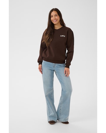 Kaffe Sweatshirt in Braun