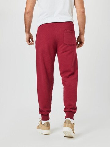 FRANKLIN & MARSHALL Tapered Broek in Rood