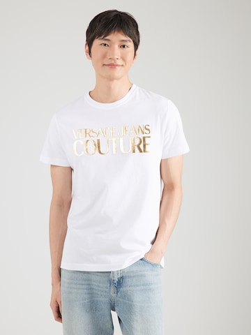 T-Shirt Versace Jeans Couture en blanc : devant