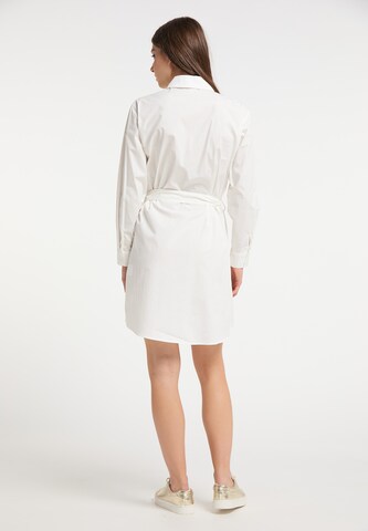 MYMO Shirt Dress in White