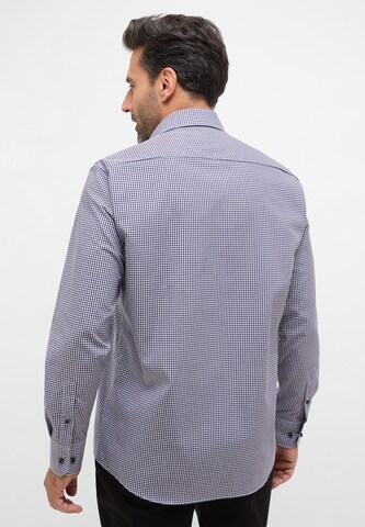 ETERNA Comfort fit Button Up Shirt in Blue