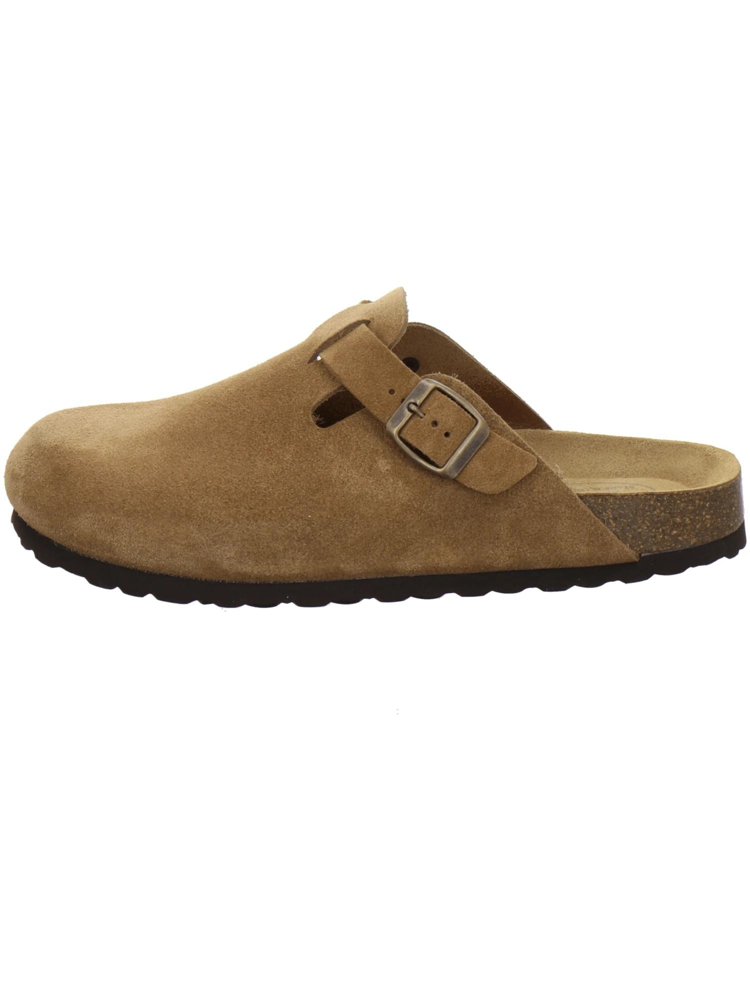 Sabots 'Clogs Herren cognac Veloursleder' AFS-Schuhe en marron