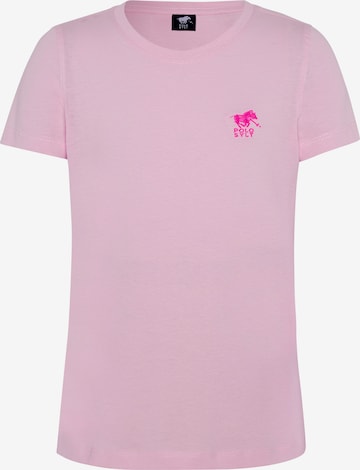 Polo Sylt T-Shirt in Pink: predná strana