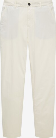 Effilé Pantalon chino TOM TAILOR en beige : devant