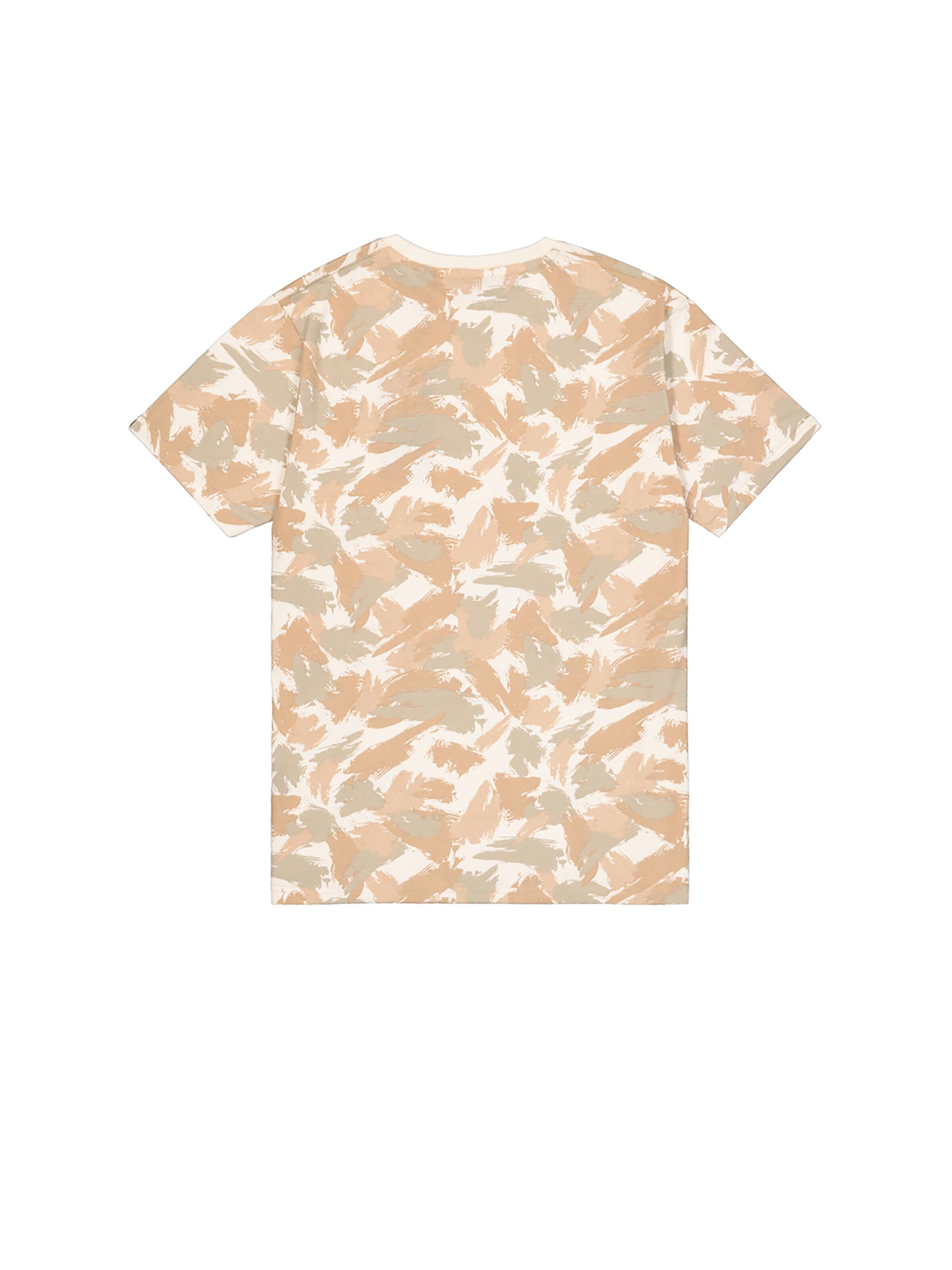 ALPHA INDUSTRIES Shirt 'Basic Logo' in Beige