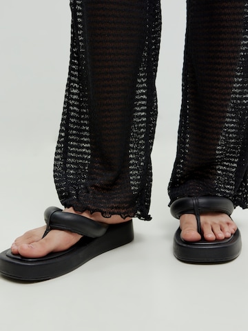 EDITED Flared Trousers 'Aurora' in Black