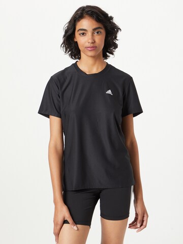 ADIDAS SPORTSWEAR Funkční tričko 'Adi Runner ' – černá: přední strana