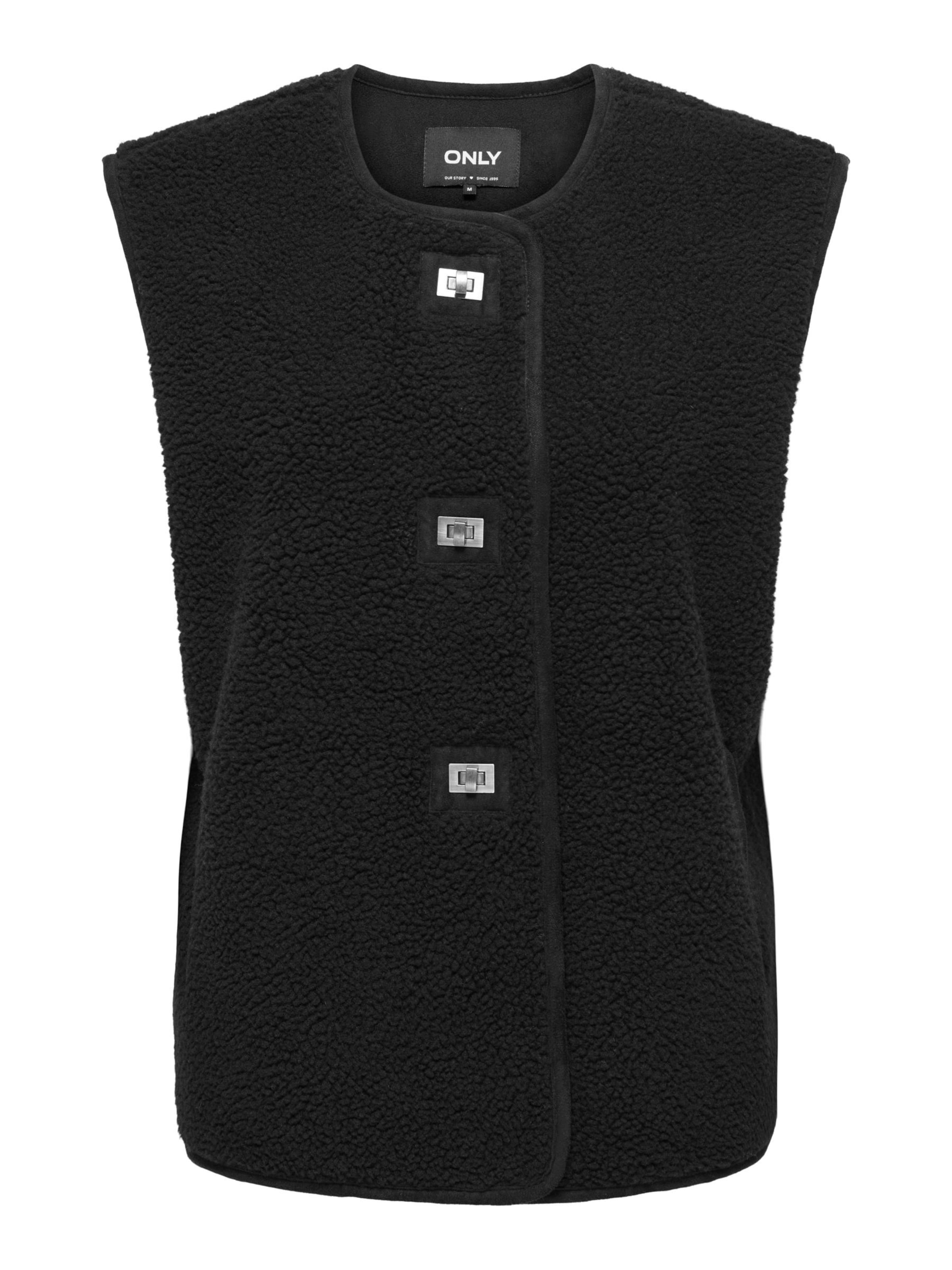 ONLY Gilet 'WENDY' en noir, Vue avec produit