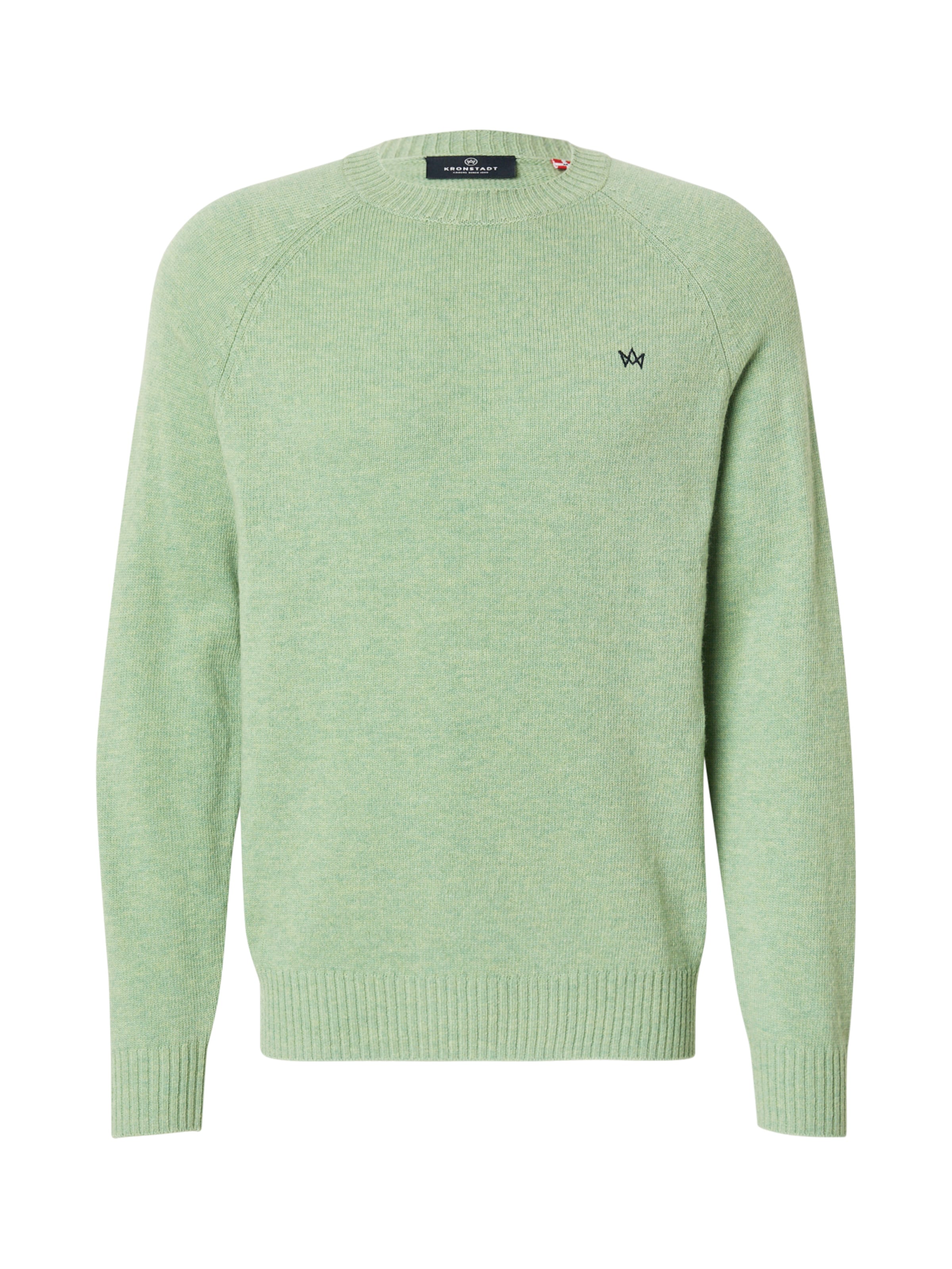 žalia Kronstadt Megztinis 'Larson': priekis